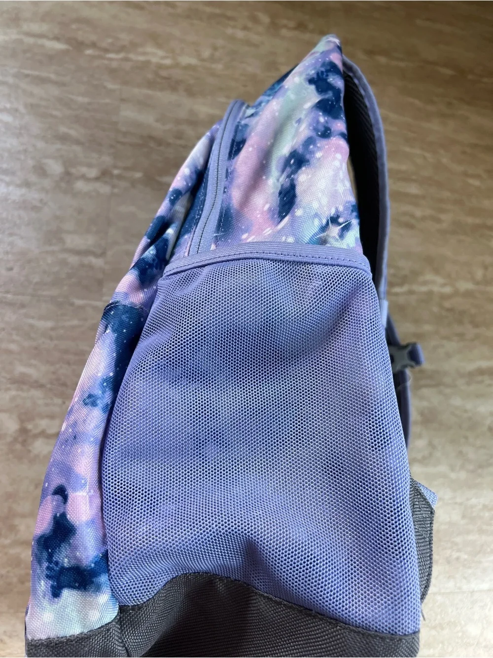 Lands' End Kids Galaxy Backpack - Purple Blue Pink Large 18”
